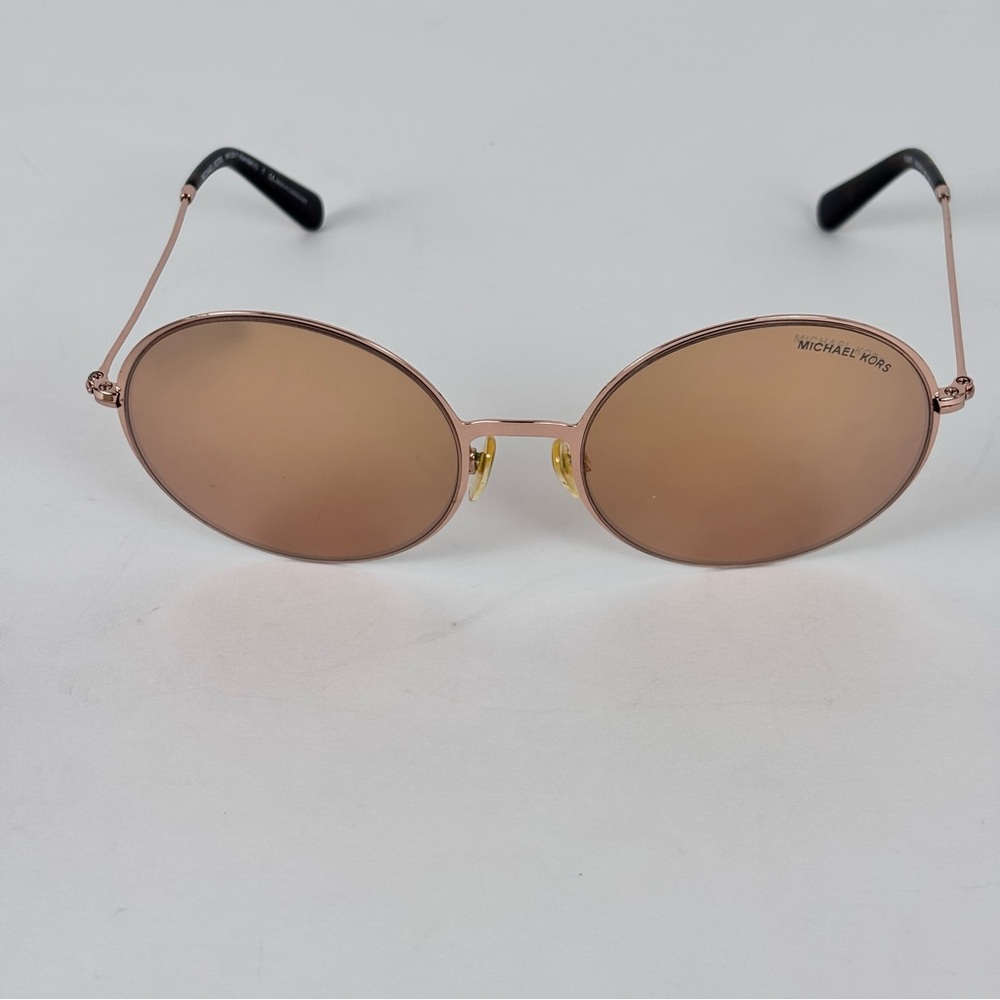 Michael Kors Kendall II Sunglasses MK5017 Rose Gold Round Mirror Lens with Case - Picture 2 of 11